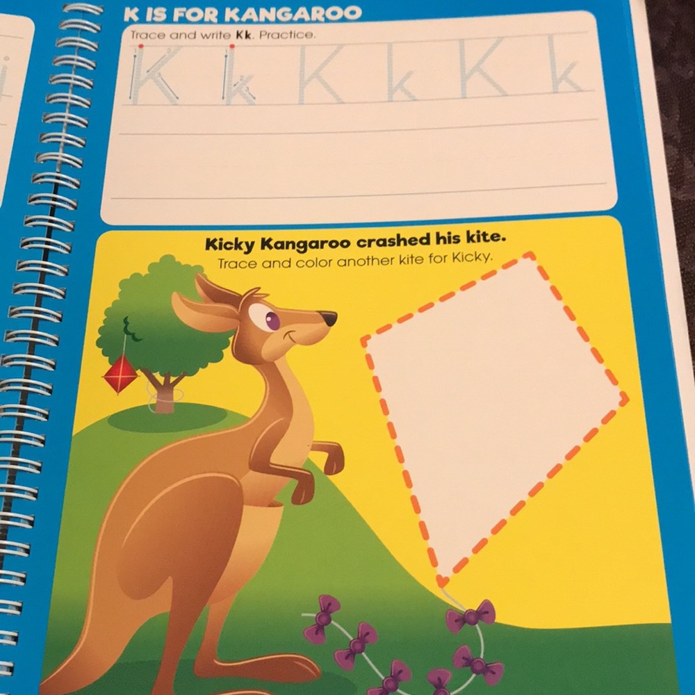 School Zone - Kindergarten Write & Reuse Workbook - Early Math, and More - Picture 8 of 12